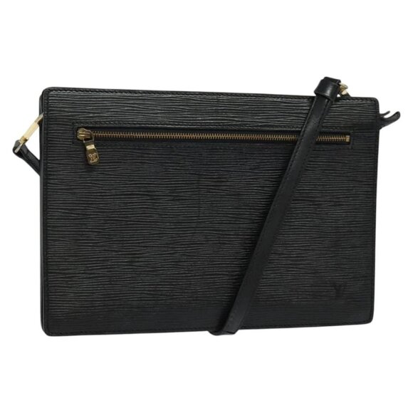 LOUIS VUITTON Epi Angian Shoulder Bag 2way Black M52112 LV Auth 129831 - Picture 1 of 16